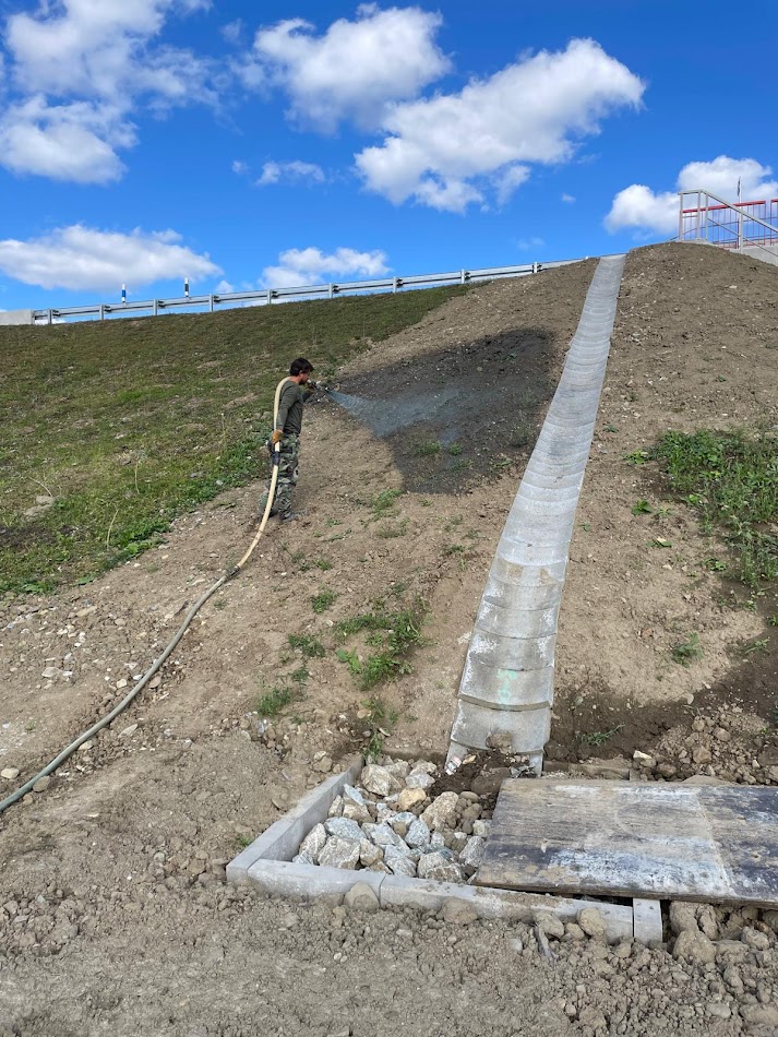 Hydroosev a spevňovanie svahu